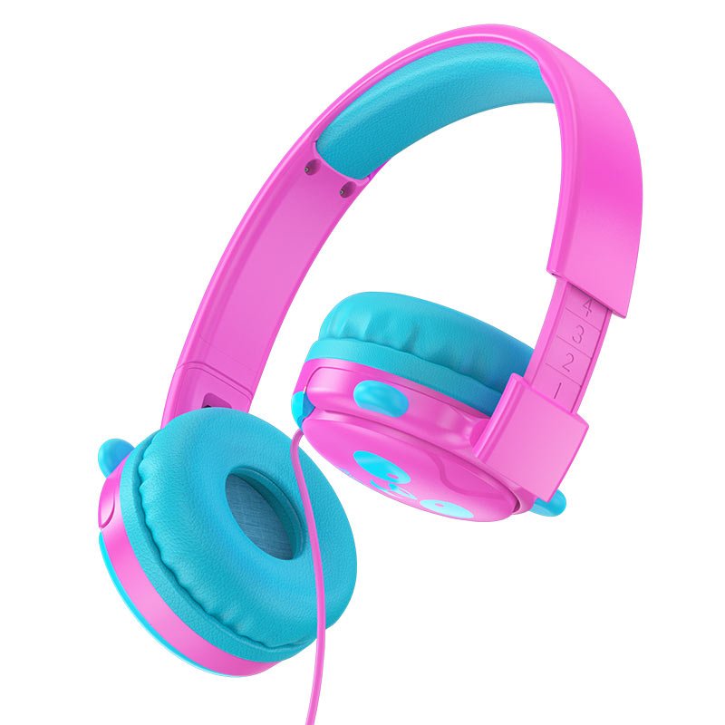Hoco W31 Children’s Headphones – Safe Sound for Kids - Saif Al Najmi KwHeadphonesHocoSaif Al Najmi KwPinkHoco W31 Children’s Headphones – Safe Sound for Kids